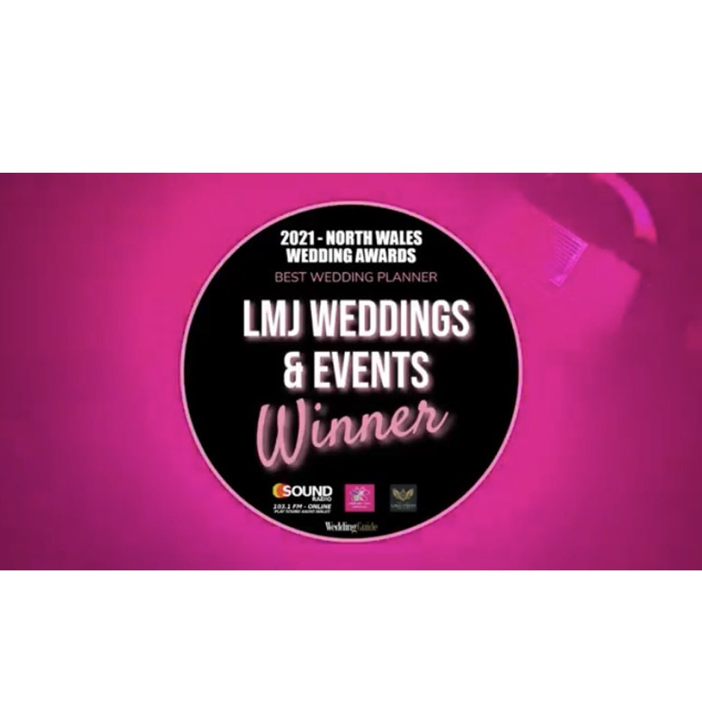 award winning wedding planner 2021 north wales wedding awards