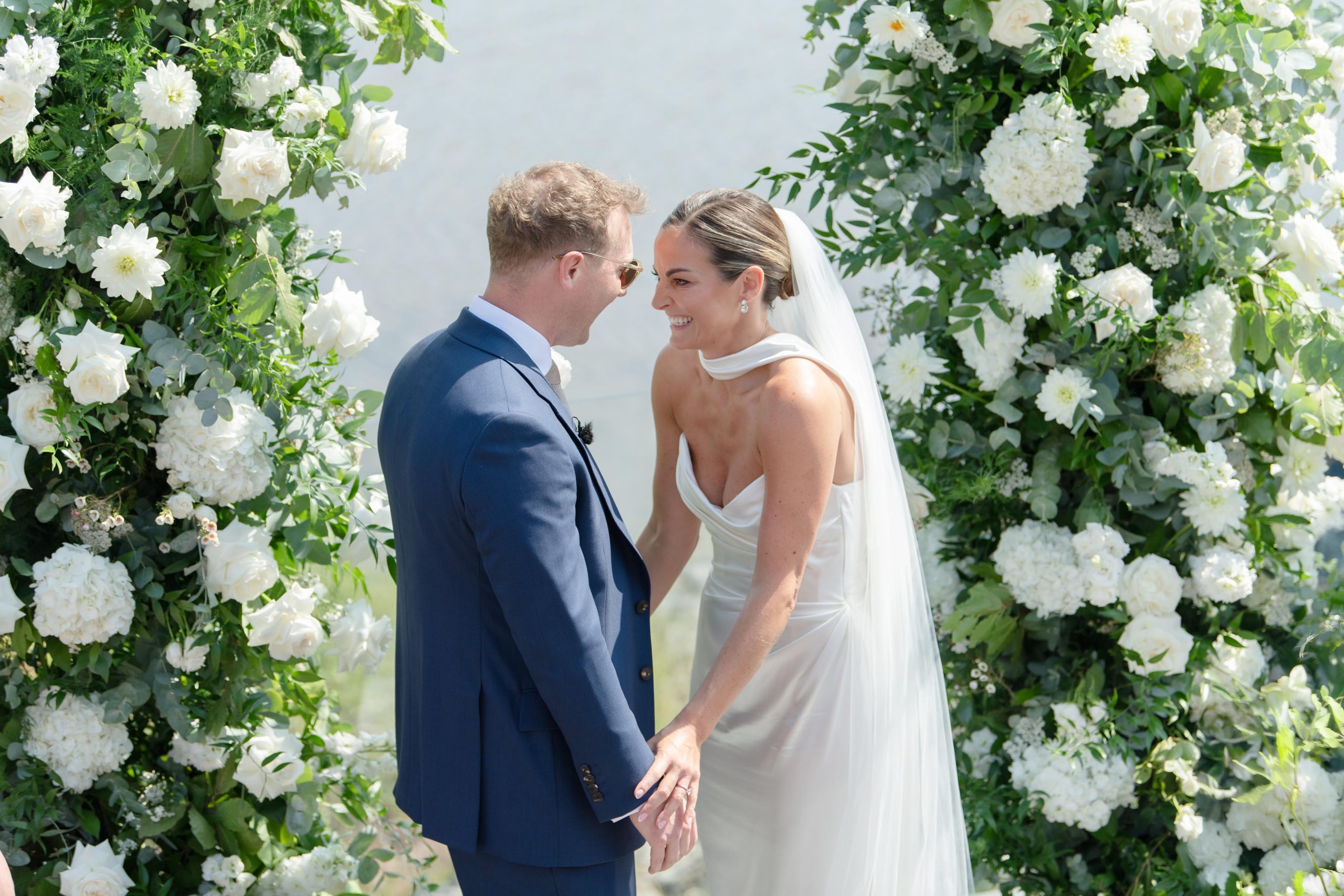 Marquee at home wedding Catherine Bradley