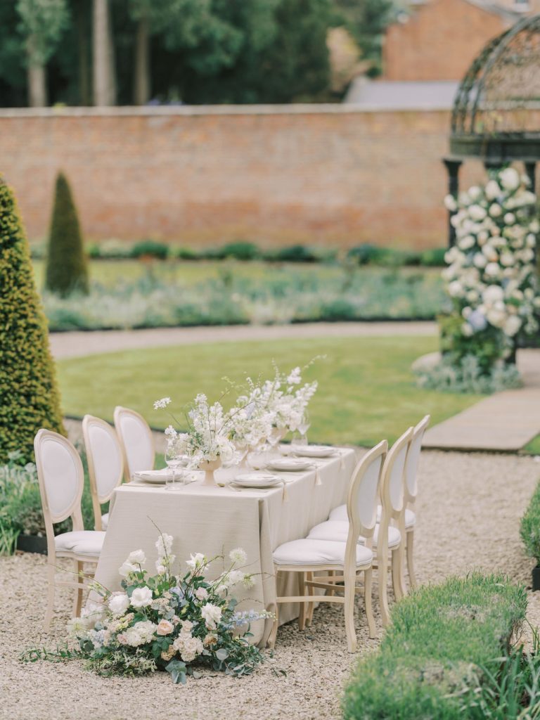 Luxury wedding tablescape