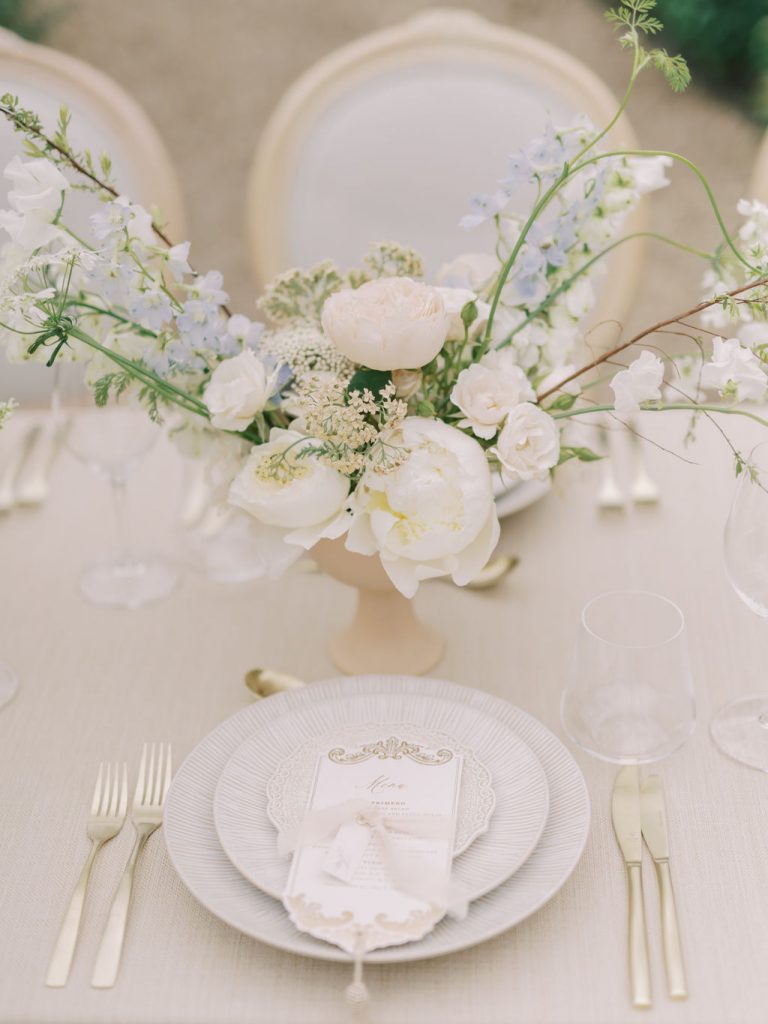 luxury wedding tablescape design