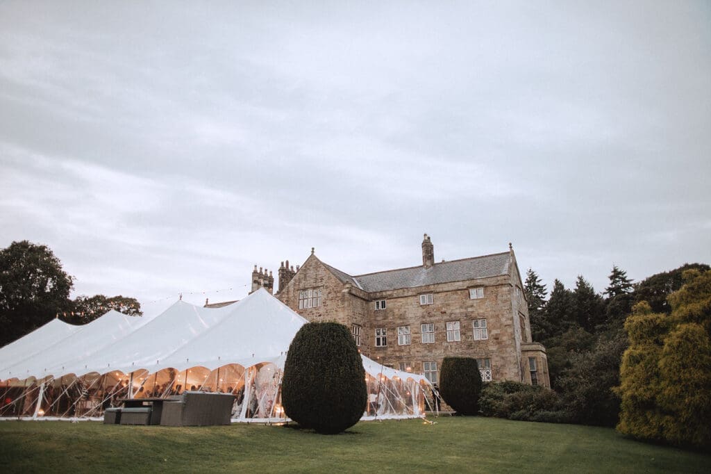 Marquee wedding setup by LMJ Weddings & Events